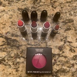 Mac Lipsticks and Blush